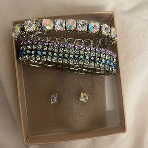 Kirks Folly Bracelet and Earrings set